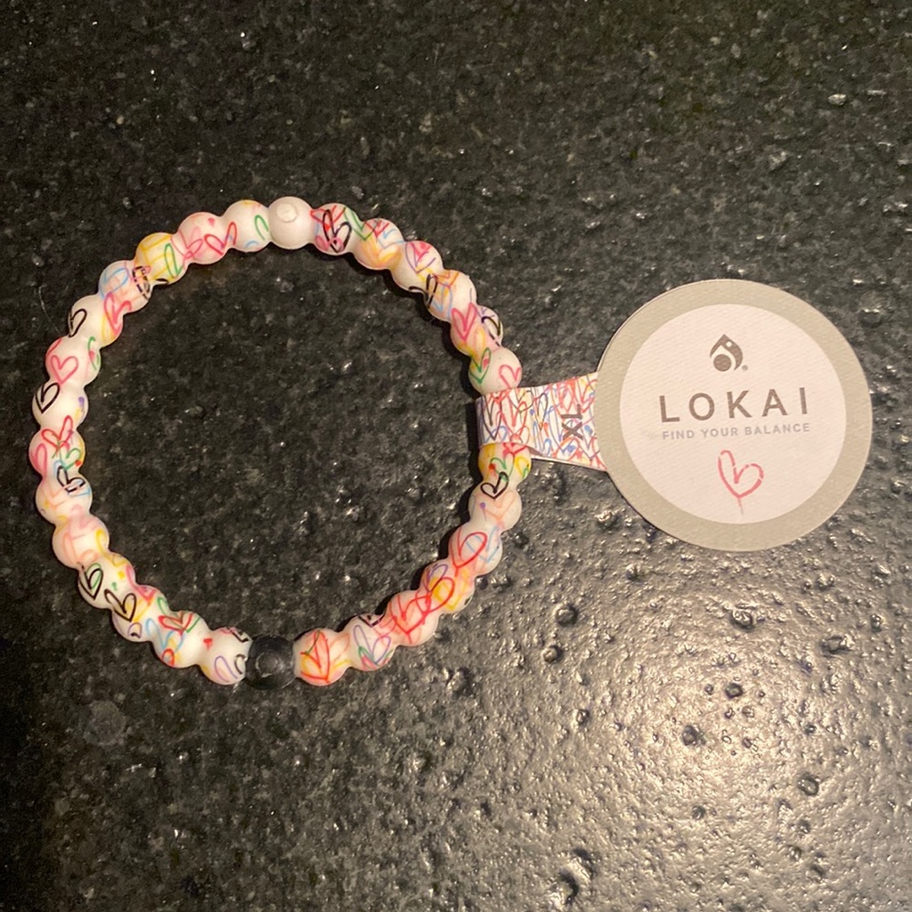 NWT Lokai Heart Bracelet Size XL